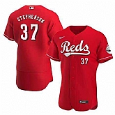 Cincinnati Reds #37 Tyler Stephenson Red Stitched MLB Flexbase Nike Jersey,baseball caps,new era cap wholesale,wholesale hats